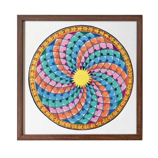 Temples of India - Torus Mandala (Framed)
