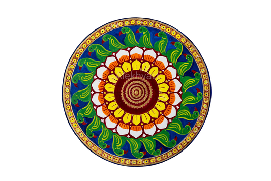 Temples of India - Parrot Mandala (Framed)