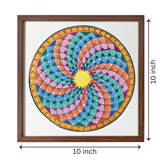Temples of India - Torus Mandala (Framed)