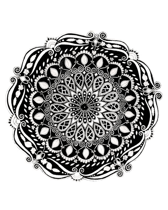 Pentagonal Leaf Mandala