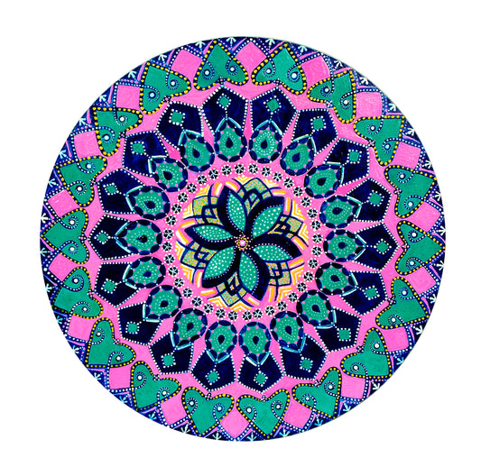Oceanic Blue Mandala (Original)