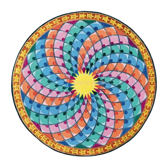 Temples of India - Torus Mandala (Framed)